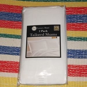 SOLD set of Tailored shams